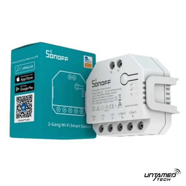 Sonoff Dual R3 2CH WiFi Smart Switch (Built in Power Monitoring)