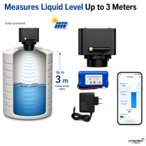 Tuya Smart Water Level Sensor with Integrated Solar – TLC2508 Solar-powered WiFi ultrasonic tank level sensor for reliable remote monitoring of water, oil, and liquid tanks. Measures liquid levels from 10 cm to 3 m with ±2 cm accuracy Triple power supply: Solar panel + 15600 mAh battery + 5V adapter Real-time monitoring & high/low level alerts via Tuya / Smart Life app IP67 waterproof – ideal for outdoor & off-grid use Low-power mode for extended battery life Easy top-mount installation with lock nut Operating range: –10 °C to +70 °C | CE & RoHS certified Perfect for water tanks, rainwater systems, farms, and remote sites.